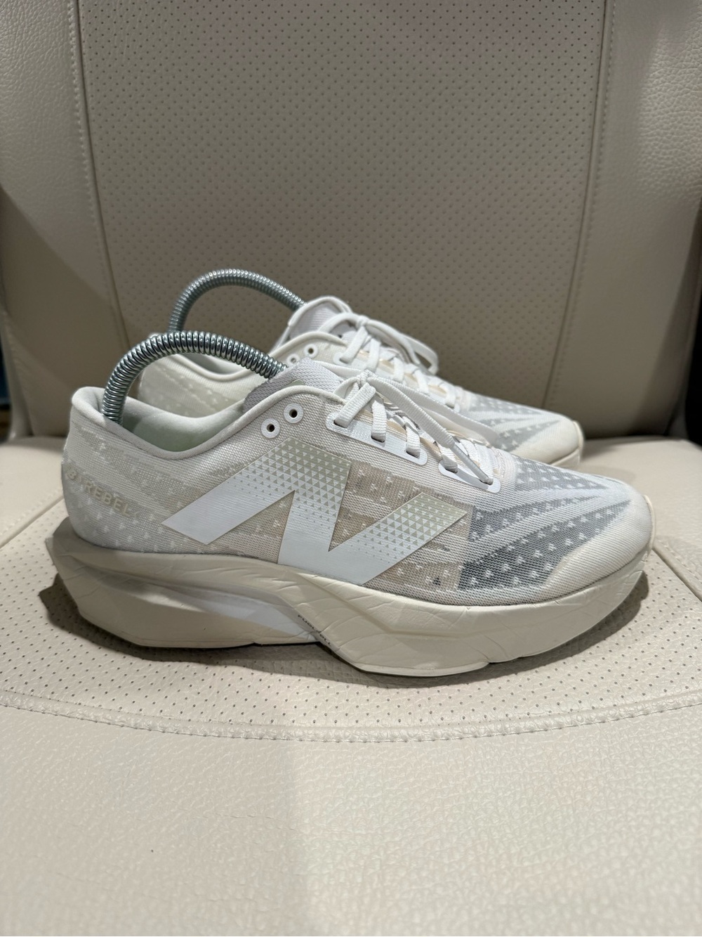 Size 9 - New Balance FuelCell Rebel v4 “White Linen” Women's Sneakers